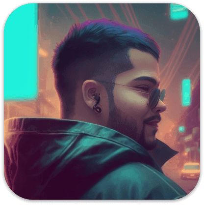 An IA generated avatar from myself